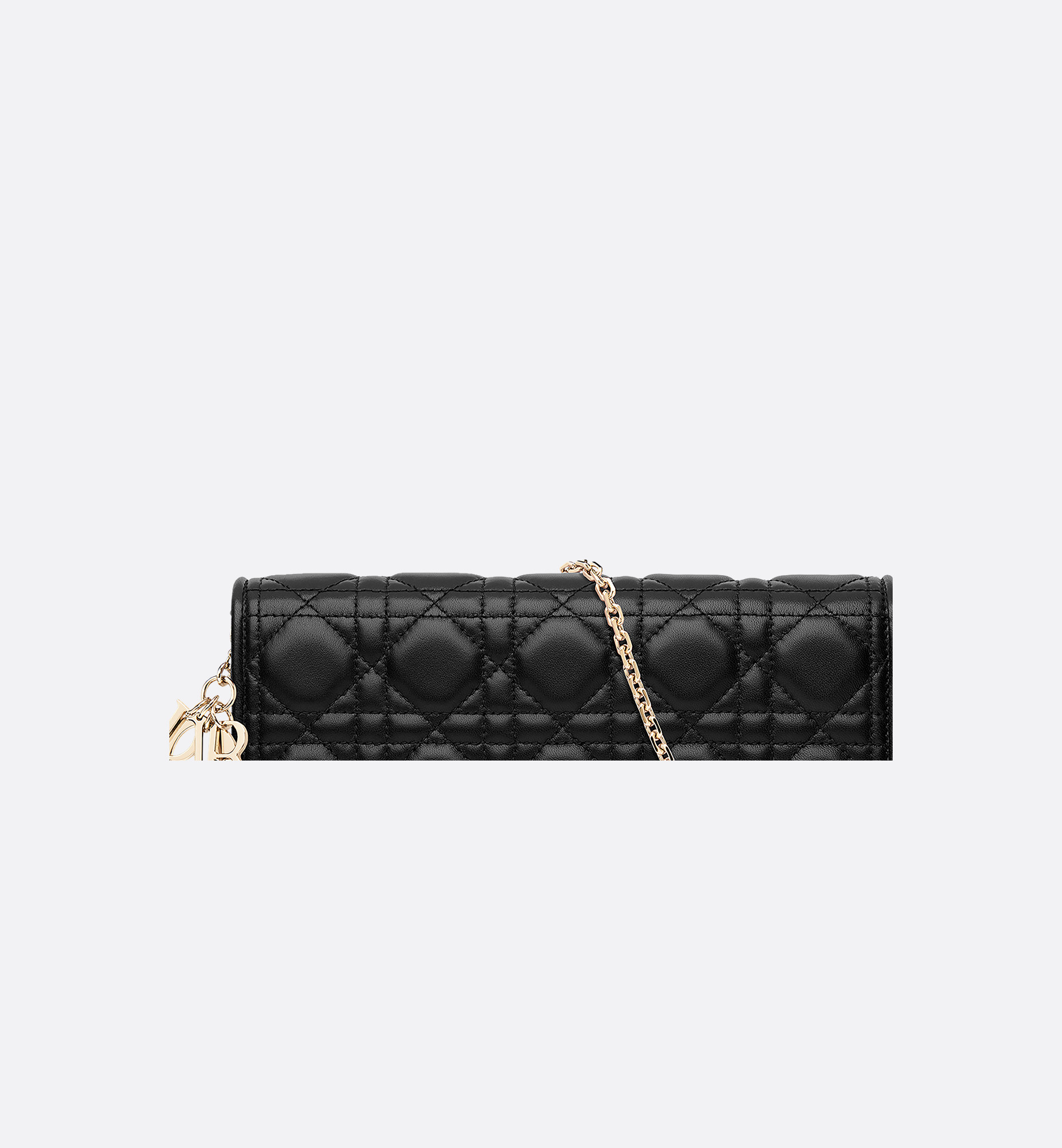 Lady Dior Pouch Black Cannage Lambskin | DIOR | Christian Dior Parfums UK