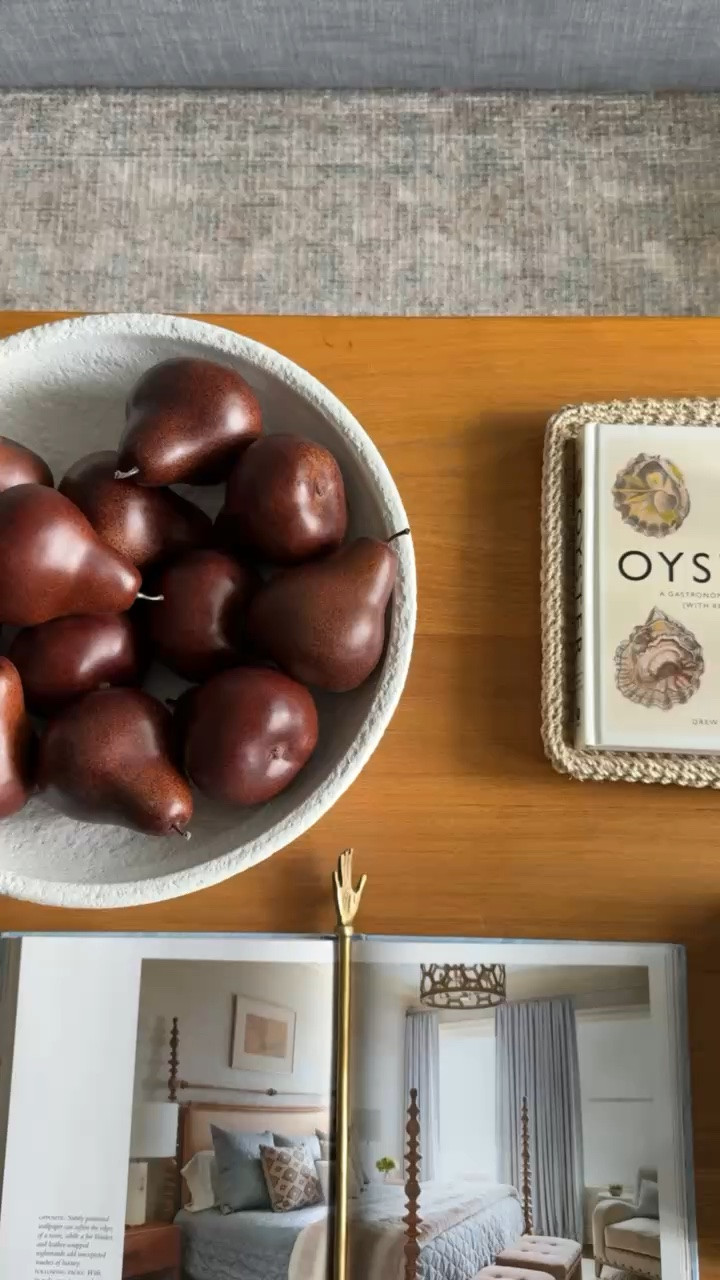 Faux pears are such a beautiful styling detail for fall. I love adding realistic faux fruit to bowls, trays, and tablescapes because it brings in a natural element and a collected, timeless feel.

faux pears, decorative fruit, fall home decor, autumn table decor, bowl styling, kitchen decor, coffee table styling, seasonal home accents, neutral home decor, timeless interiors, fall decorating ideas, girlonthehudson

#LTKHome #LTKSeasonal #LTKHome #LTKSeasonal #LTKdayinmylife