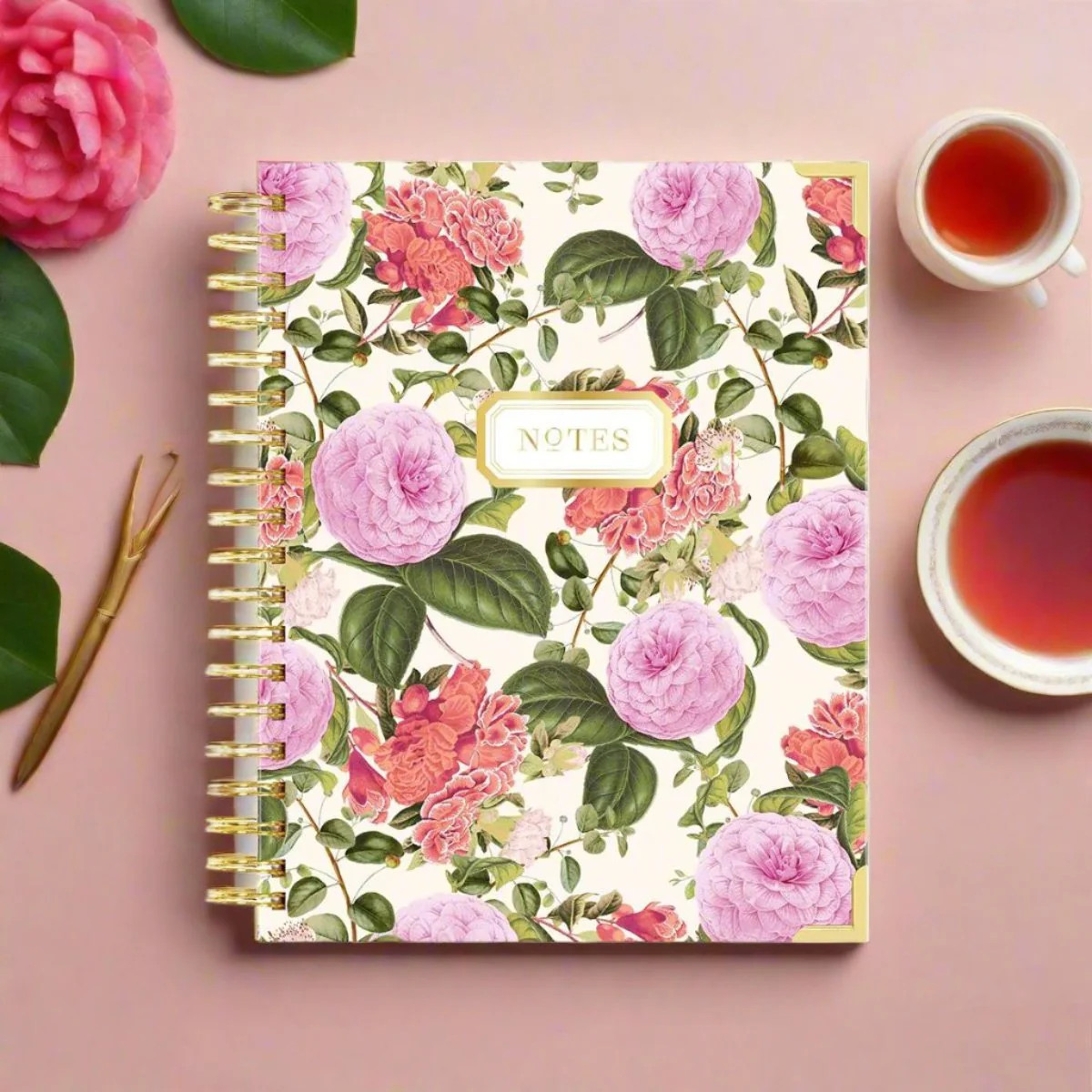 Lined Notebook: Camellia | Day Designer