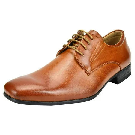 BRUNO MARC Men's Classic Modern formal Oxfords Lace Up Leather Lined Dress Shoes | Walmart (US)