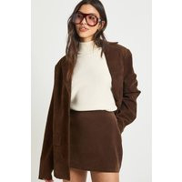 Womens Suede Look Mini Skirt - Brown - 12 | boohoo (US & Canada)