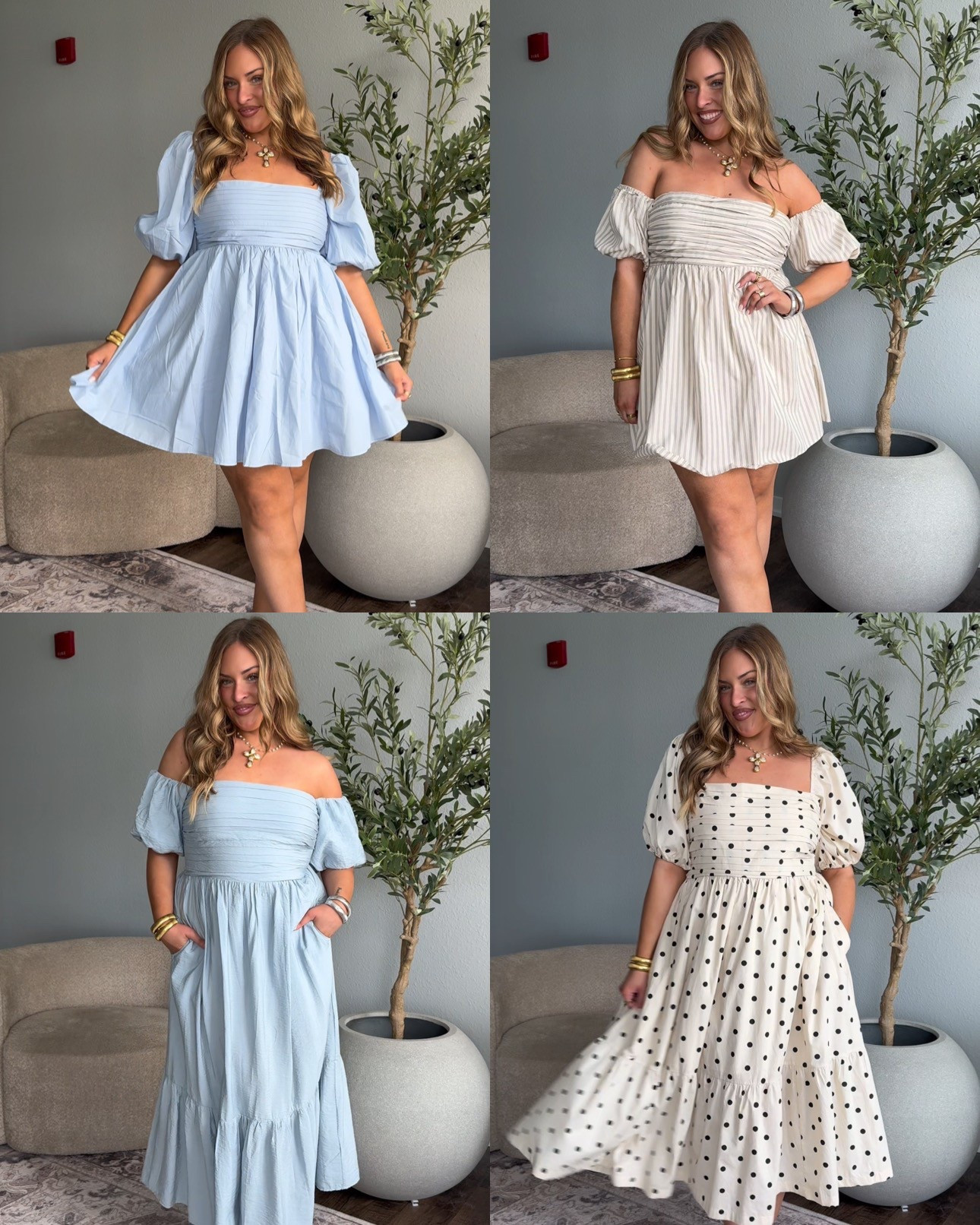 Wearing a large in all of these 