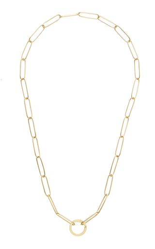 The Charm Chain 18K Yellow Gold and Diamond Necklace | Moda Operandi (Global)