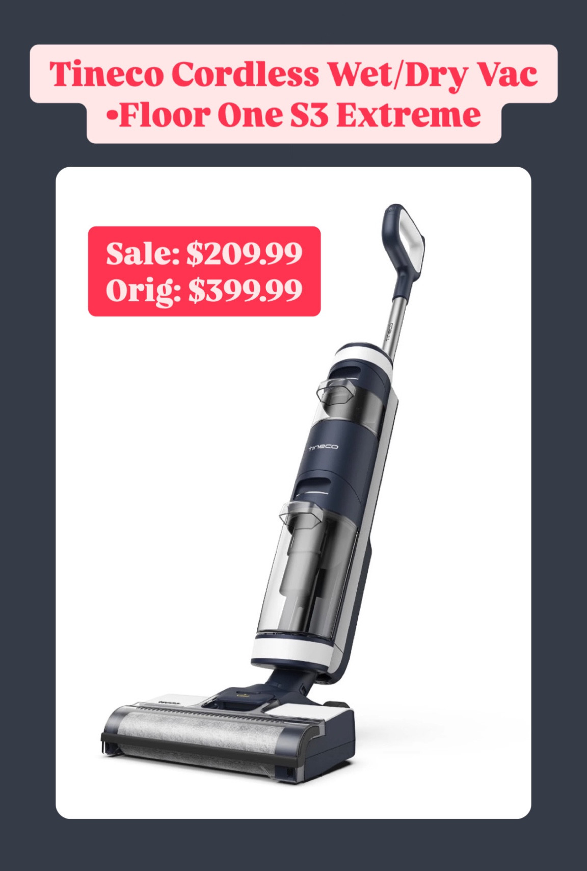 Last day to save on the Tineco floor cleaners at Walmart! 

#LTKHome #LTKGiftGuide #LTKFamily