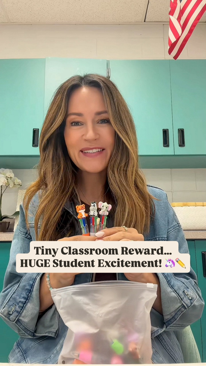 Tiny classroom reward… HUGE student excitement! 🦄 🤍 🐸 

My 1st graders worked so hard to earn these Amazon pens! They’re the perfect little size, have 4 pen colors and a removable topper. They’re love using their to check their work! They also come in other themes as well. 

teacher prize, prize box

#LTKKids #LTKSeasonal