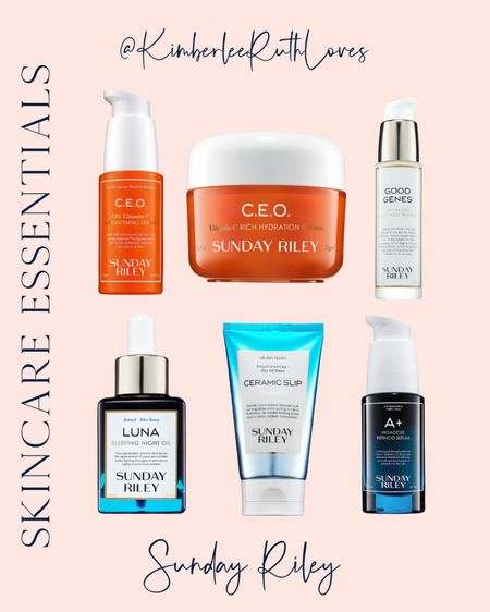 These skincare essentials from Sunday Riley are some of my faves!

#cleanbeauty #highlyrecommend #skincareroutine #beautyfinds #beautyfavorites

#LTKunder100 #LTKFind #LTKbeauty