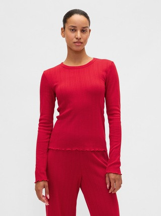 Pointelle PJ Top | Gap (CA)