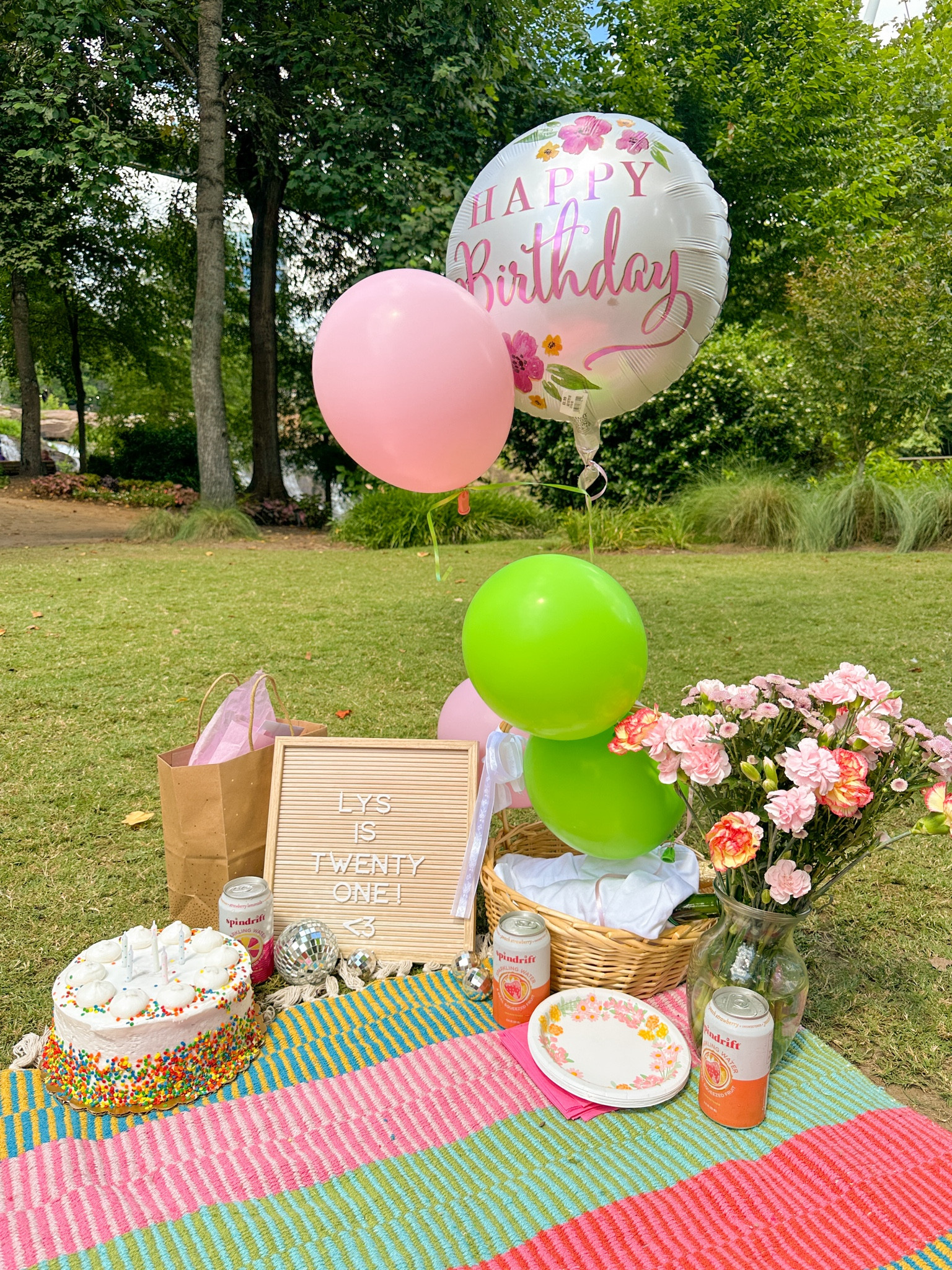 Birthday Picnic decor !! 🙌🩵

#LTKSeasonal #LTKHome #LTKTravel