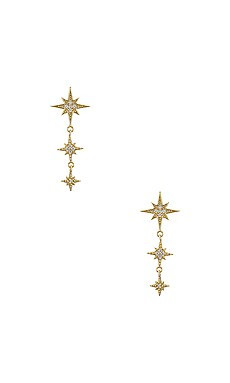 SHASHI Shooting Star Earring in Gold from Revolve.com | Revolve Clothing (Global)