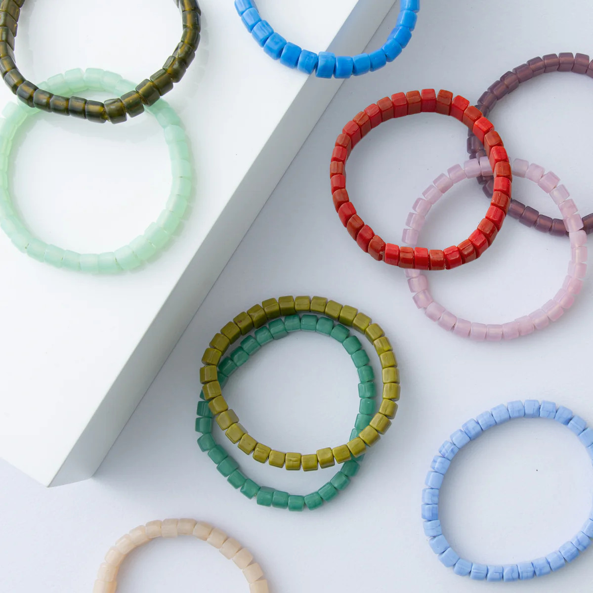 Opaque Glass Bracelet, Assorted | Noonday