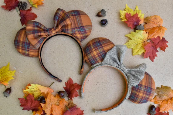 Fall Flannel Minnie Ears | Etsy | Etsy (US)