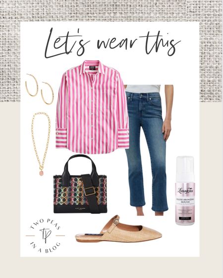 Outfit idea. Spring outfit. Style tip. 

#LTKstyletip #LTKover40 #LTKSeasonal