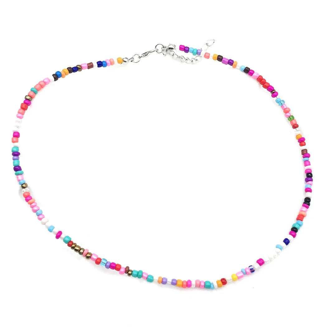 CoxeerBead Necklace Adjustable Bohemian Beach Necklace Seed Beaded Necklace for WomenUSD$8.86Pric... | Walmart (US)