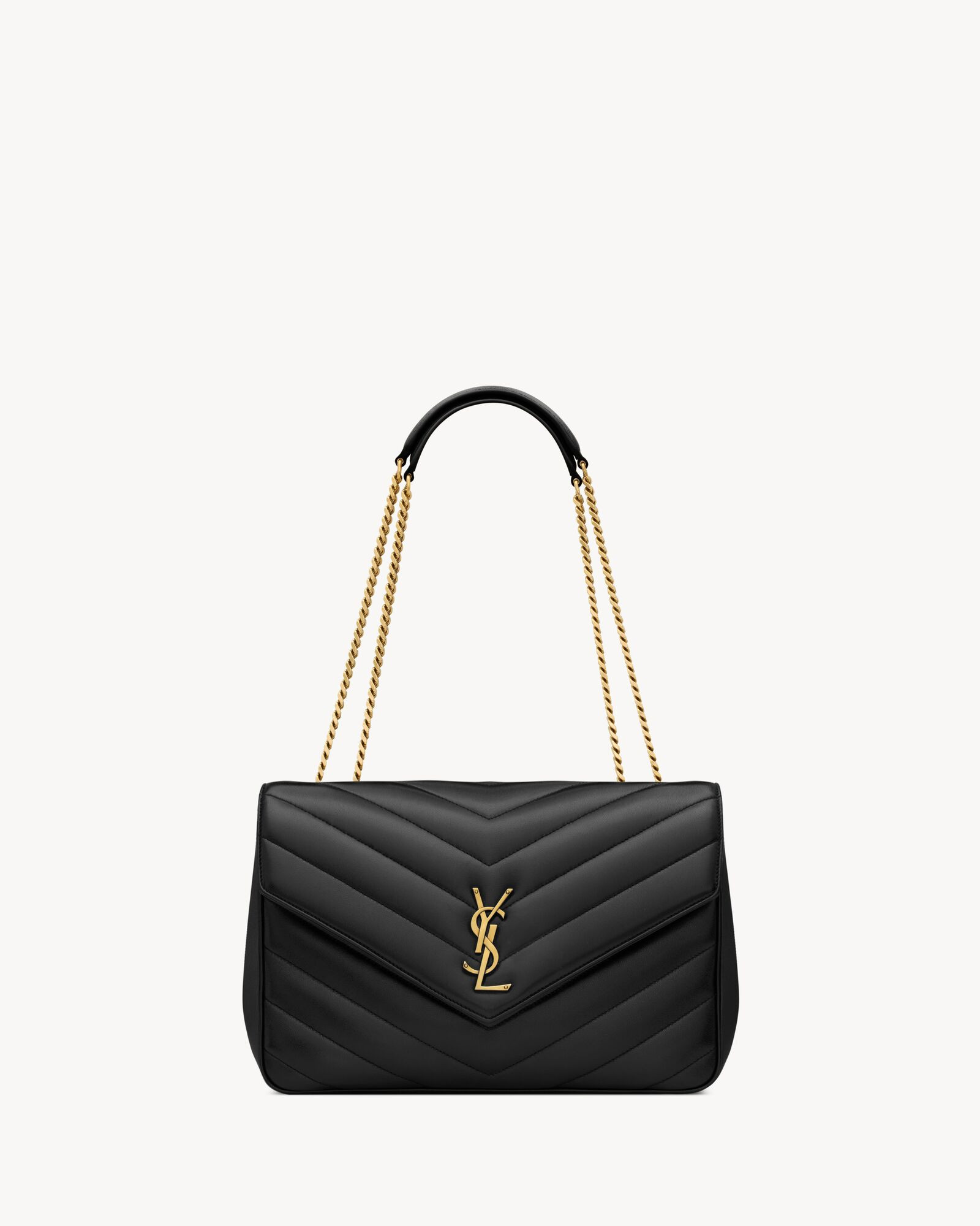 loulou large en cuir matelassé | Saint Laurent Inc. (Global)
