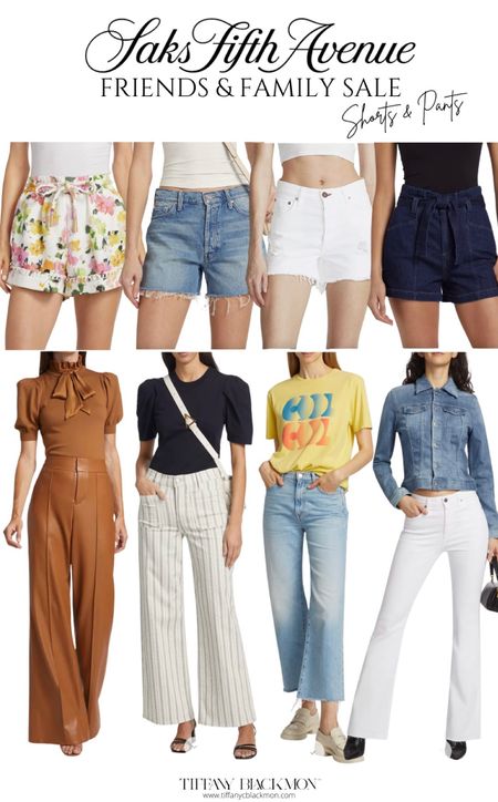 Shorts, pants, and denim picks from the Saks Fifth Avenue family and friends sale! Such a great time to save BIG on closet staples for the spring season! 

#LTKsalealert #LTKstyletip #LTKSeasonal