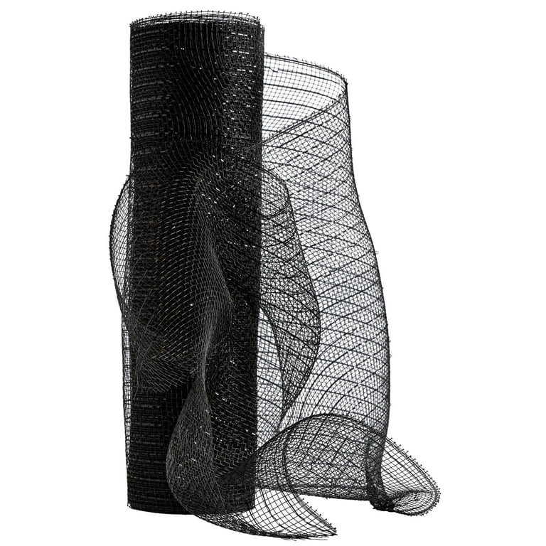 SIMPLICITY MESH BLACK 10IN 10Y, PREFECT FOR WREATHS AND DECORATING | Walmart (US)