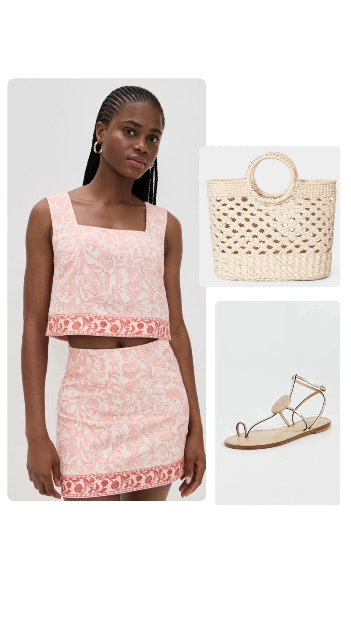 Summer outfit, summer set, straw basket and sandals

#LTKStyleTip #LTKSummerEdit #LTKSeasonal