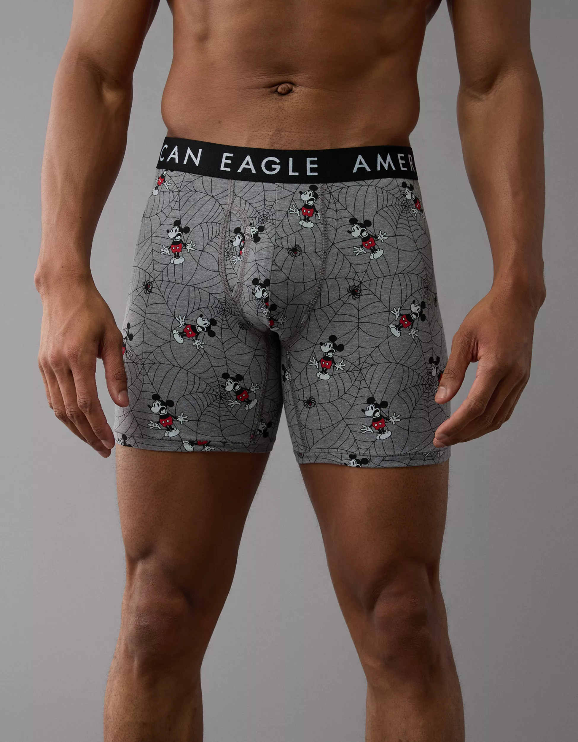 AEO Mickey Spiders Halloween 6" Classic Boxer Brief | American Eagle Outfitters (US & CA)