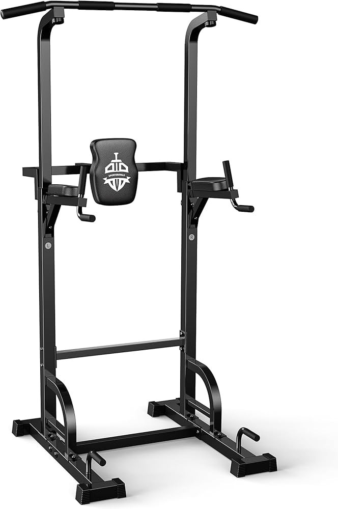 Sportsroyals Power Tower Pull Up Dip Station Assistive Trainer Multi-Function Home Gym Strength T... | Amazon (US)