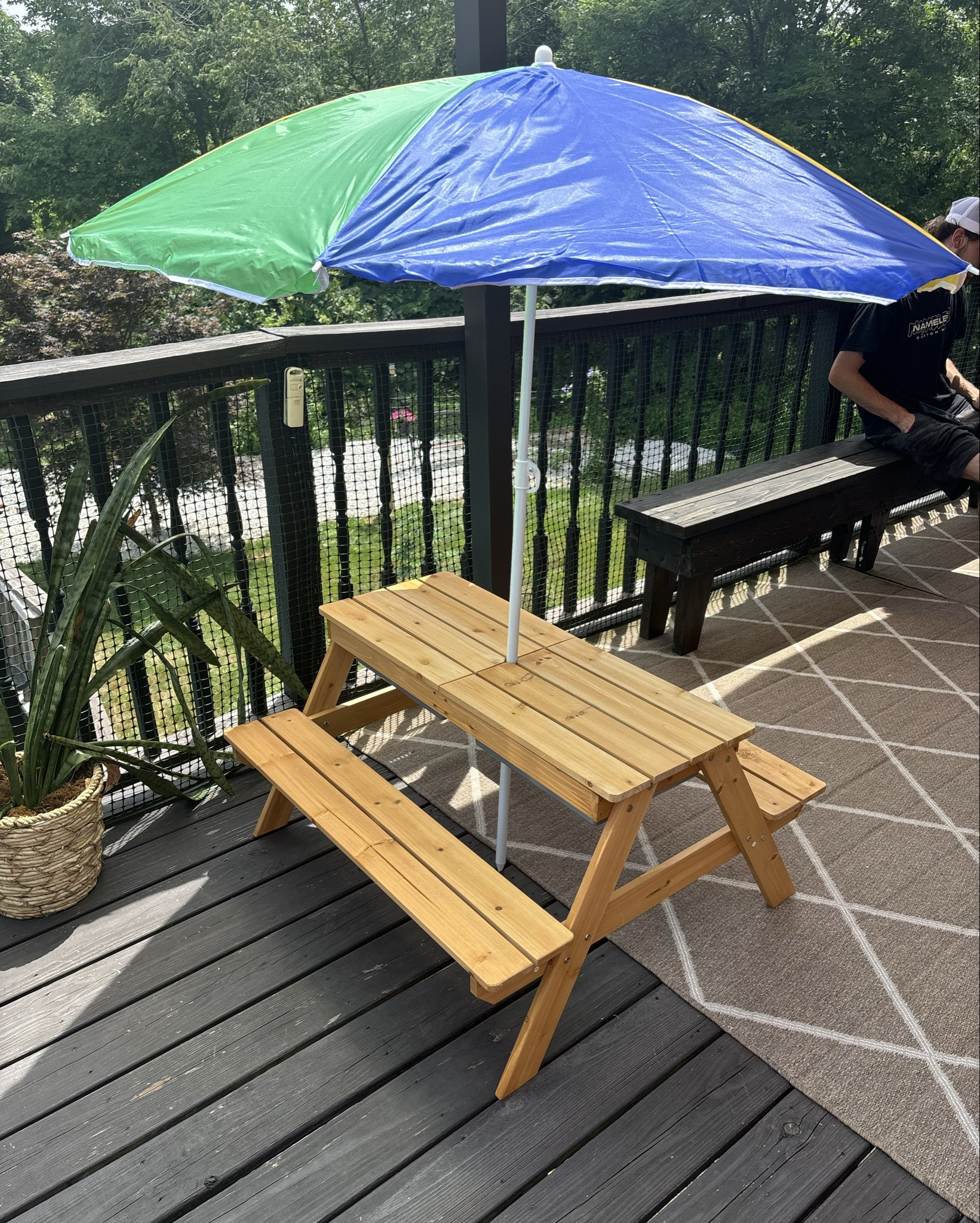 The perfect picnic table! Mimi and papa got this off our wishlist for an Early second Bday gift for our Boy!!! 

#LTKFamily #LTKSeasonal #LTKKids