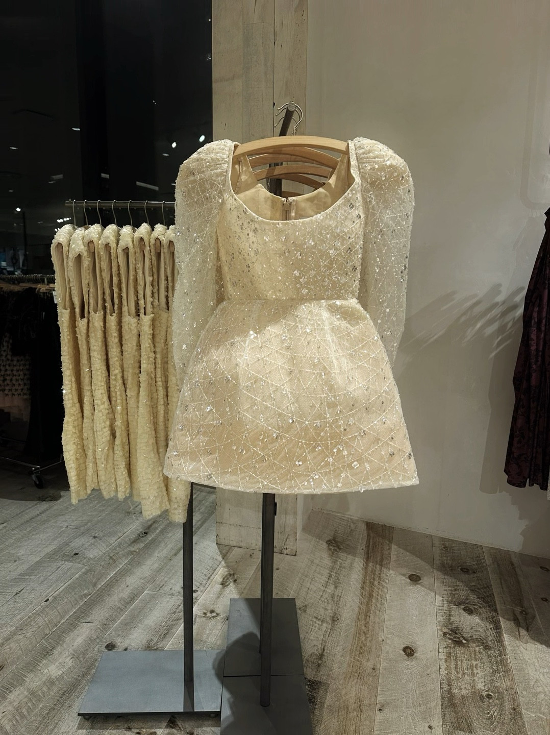 The perfect wedding reception dress for a winter bride from Anthropologie✨selling fast!

#LTKWedding #LTKSeasonal #LTKParties