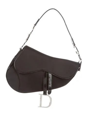 Christian Dior Nylon Saddle Bag | The Real Real, Inc.