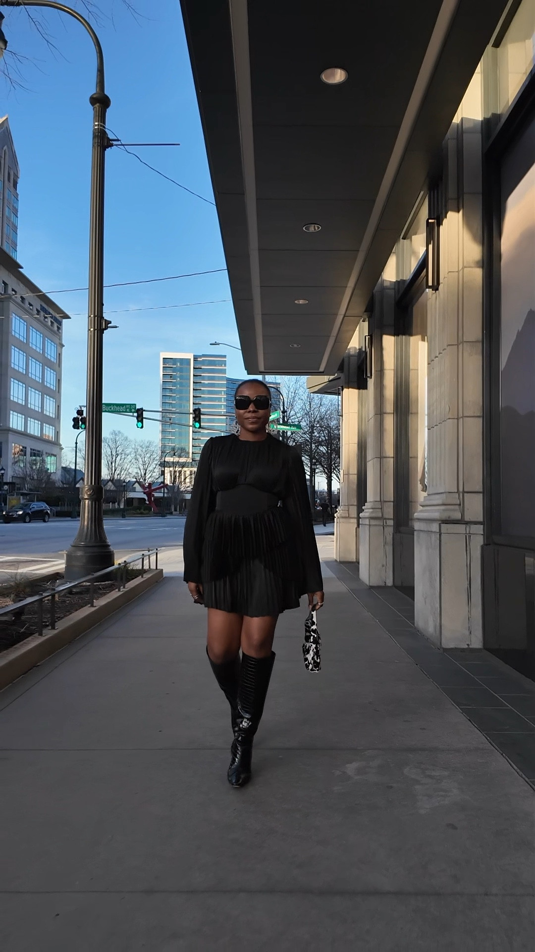 All black moment featuring the Lenti dress by #andreaiyamah Mini dress also comes in lime. Styled here with croc boots 

#LTKShoeCrush #LTKParties #LTKStyleTip