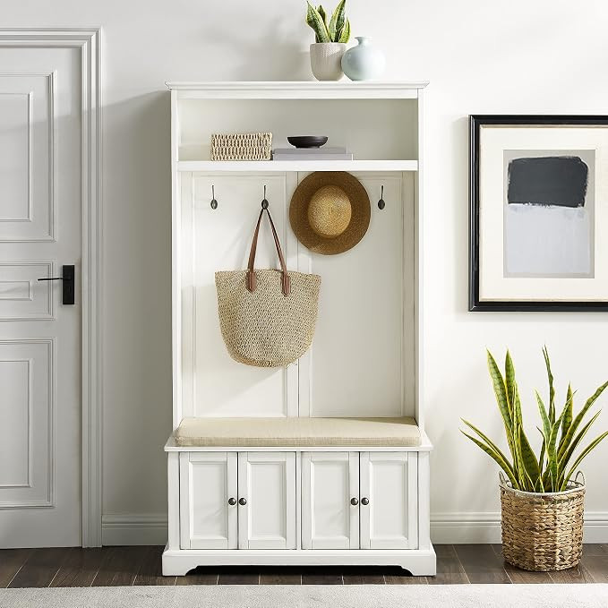 Crosley Furniture Holbrook Hall Tree, Shoe Rack Bench | Amazon (US)