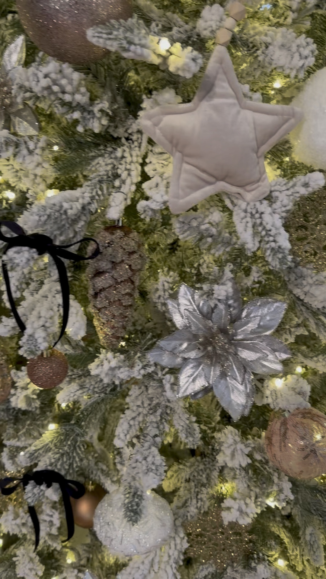 Christmas tree , Christmas ornaments , Xmas tree , holiday decor , Christmas Decorations , Christmas tree theme ideas , Black Friday sales , cyber Monday sales , neutral ornaments , pink , gold , black , silver , bronze , brown , black ribbon , holiday ideas 

#LTKFamily #LTKHoliday #LTKHome