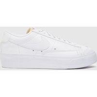 Nike Blazer Platform Low In White, Size: 4 | Schuh