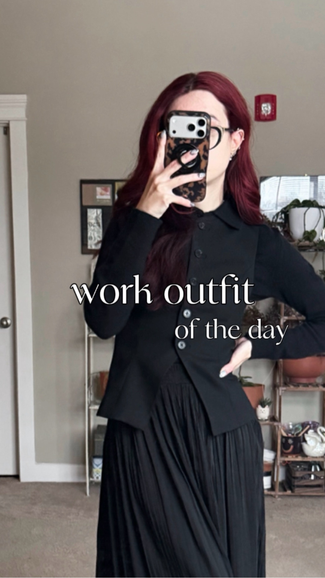 regal vest - 0/XS TTS
cashmere polo sweater - XS TTS
nike air rift tabi - 7 TTS

all black style, all black office outfit, work style, aritzia style, aritzia outfits, corporate goth, alternative style, corporate style, all black outfit inspo, winter work outfit

#LTKootd #LTKSeasonal #LTKWorkwear