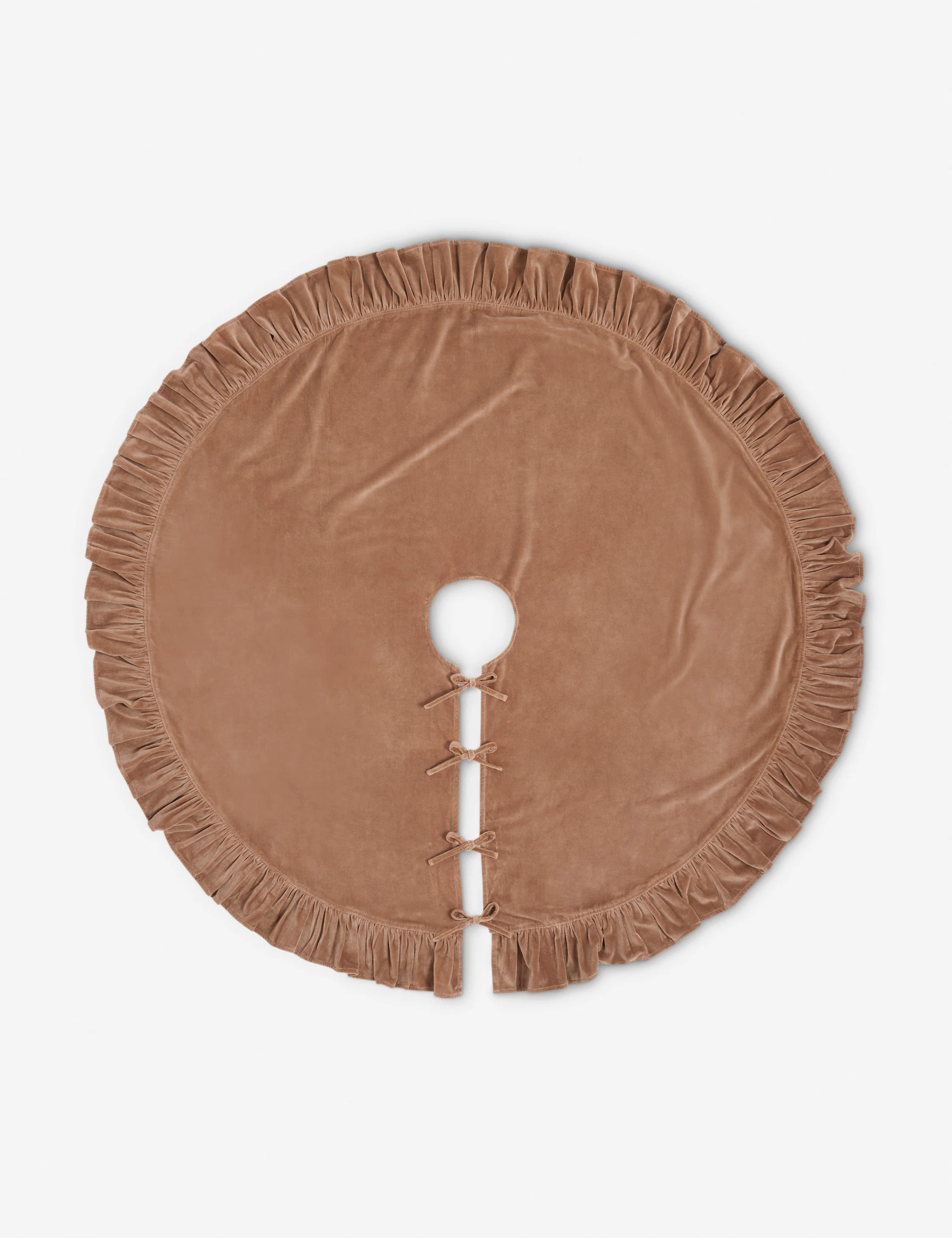 Mauree Velvet Tree Skirt | Lulu and Georgia 