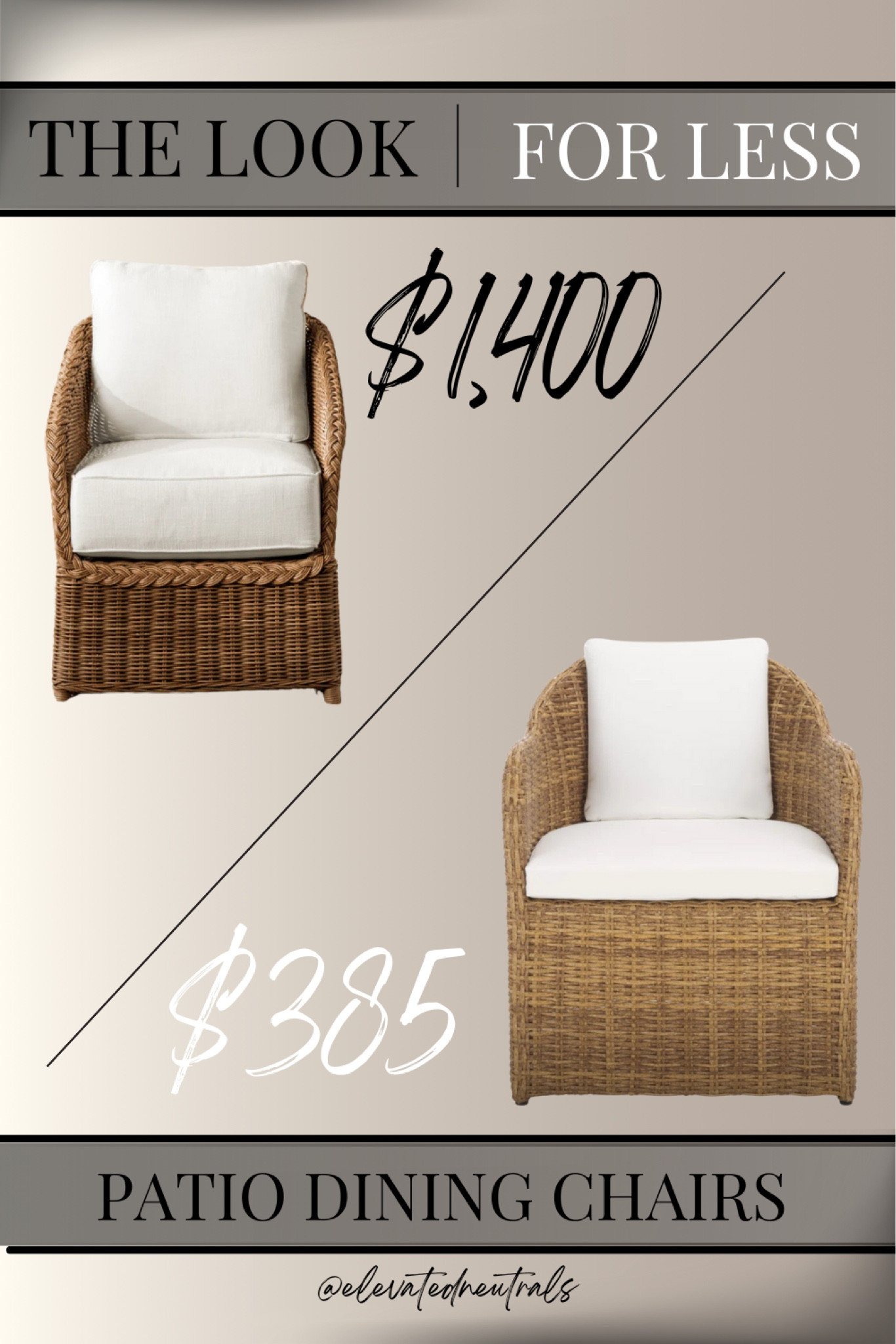 Everyone is obsessing over McGee & CO’s Haviland Outdoor Patio Furniture collection. And I found a similar version of the Dining Chair at a more affordable price!
It’s giving cottage farmhouse. 

To view all of my favorite patio finds visit my ‘Outdoor Patio Furniture Set’ collection in the product tab of my profile. While you’re there be sure to check out all of my outdoor folders to complete the vibe.

All Weather Outdoor Dining Chair | Accent Chair | Side Chair | High Back | Arm Rests | Neutral Cushions | Rattan | Wicker | Teak | Lounge Chair | Aluminum Frame | Modern Farmhouse | Cottage |

#LTKHome #LTKSeasonal