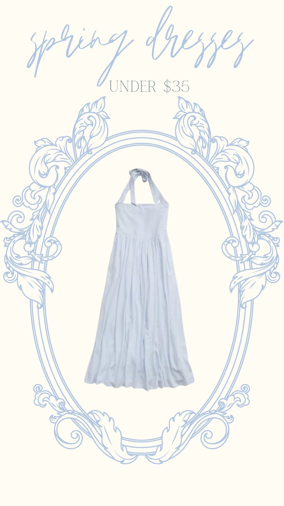 Love this halter top dress with a flattering silhouette!

#LTKMothersDay