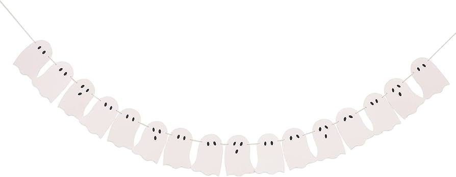 Halloween Ghost Garland - Scary Halloween Decoration, Ghost Banner, Halloween Decorations Indoor,... | Amazon (US)