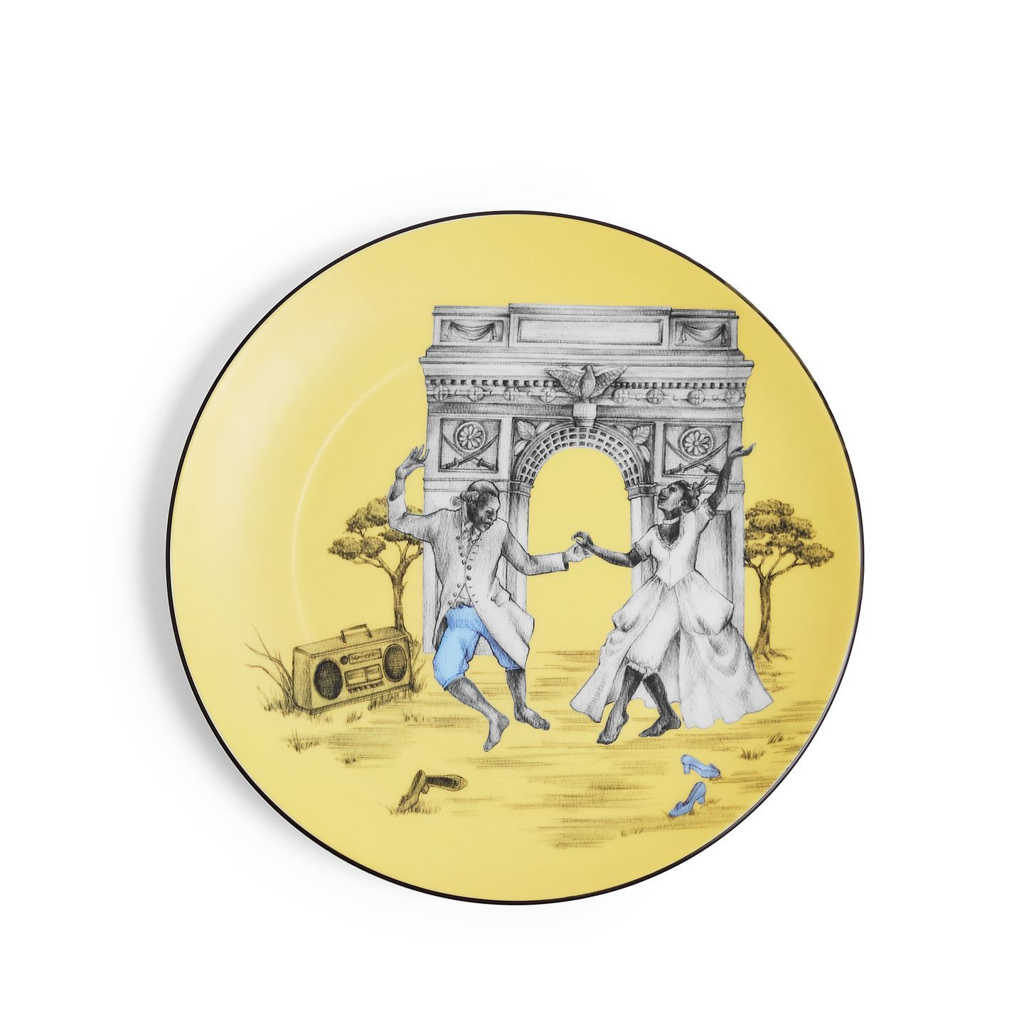 Sheila Bridges Dancing Accent Plate | Wedgwood | Wedgwood