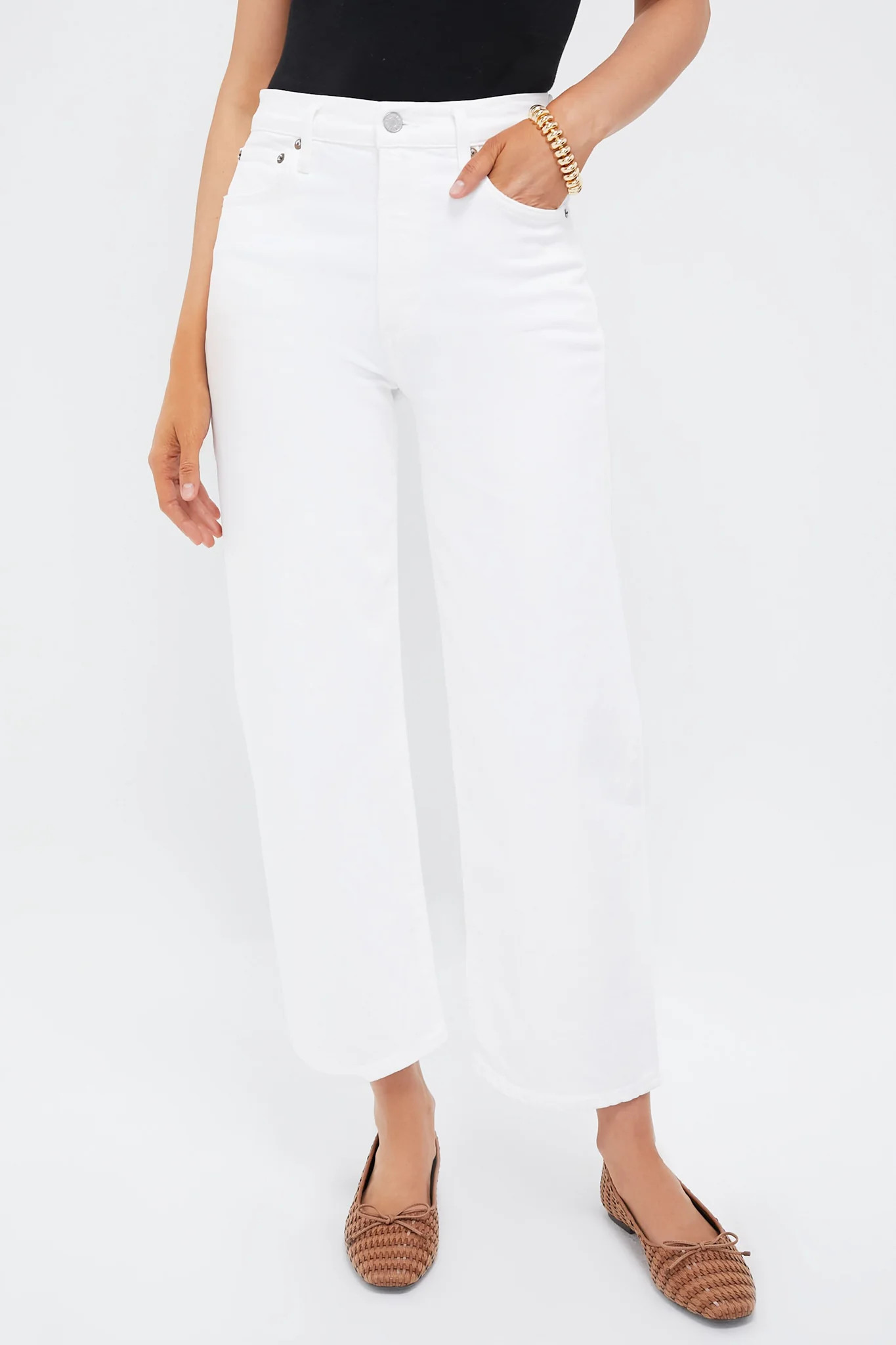 Sour Cream Harper Crop Jean | Tuckernuck (US)