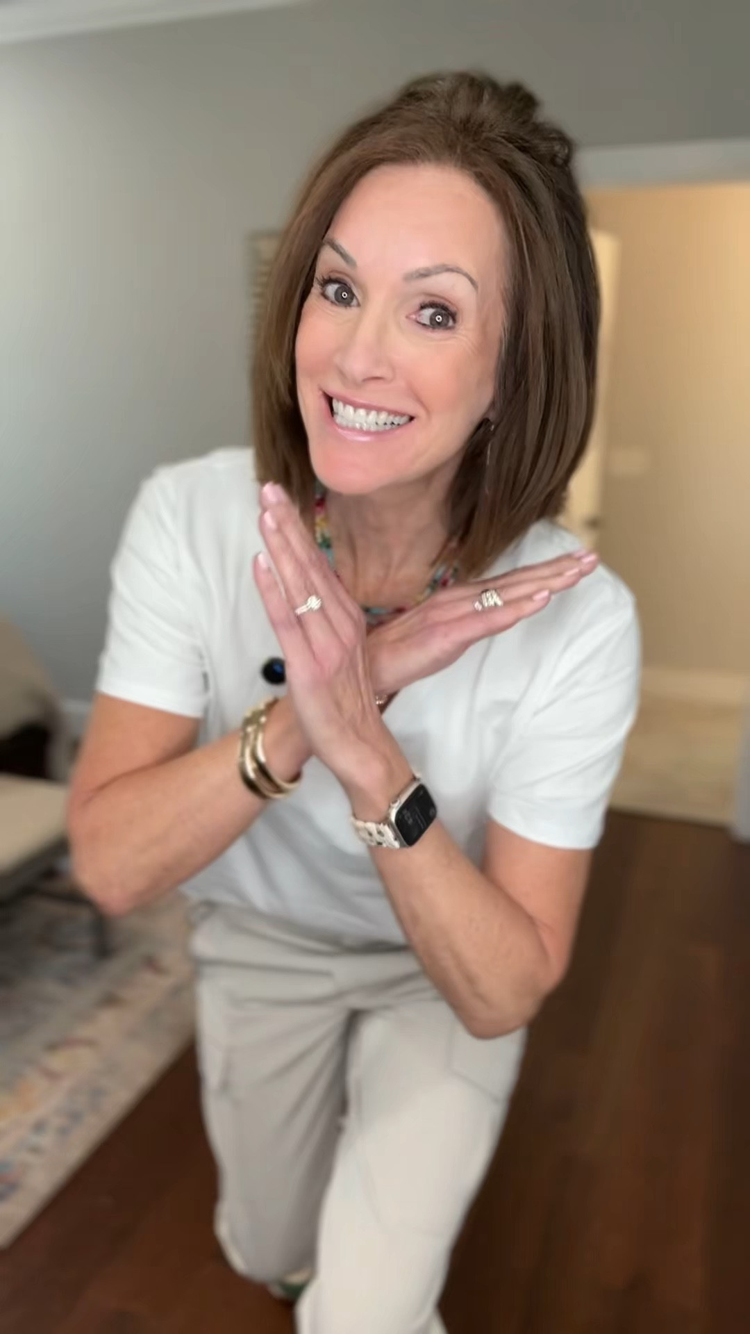 Don’t hesitate! 

30% Friends and Family sale doesn’t last forever!

Most everything this brand sells is available in petite/regular/Tall🙌

Cargo - 8 Reg
Navy Straight - 6 Reg (sized down because they run big)
Lightweight Pants - 8 Tall

Tee - Large Tall exchanging for medium tall

Blazer - L 
Insert - L 

Vest - M
Denim jacket - L

Jewelry 30% off for a limited time 

Sneakers - TTS
Raffia sandals - run small. Use code : Annie20 on both 

#LTKWatchNow #LTKTravel #LTKSaleAlert