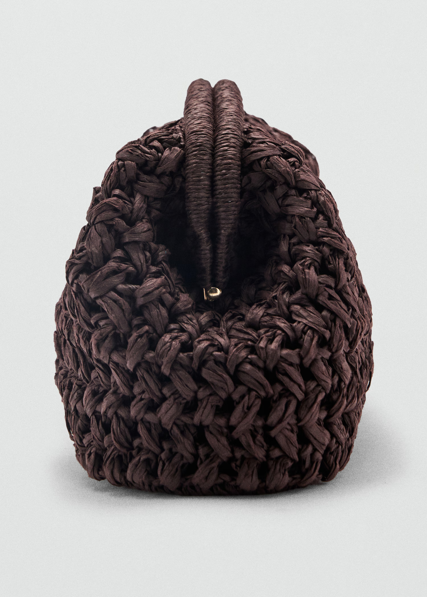 Natural fiber clutch bag - Women | MNG Australia | Mango (US/MX/AU)