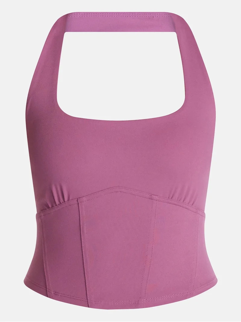 Avia Women's SoftSculpt Corset Halter Bra, Sizes XS-XXL | Walmart (US)