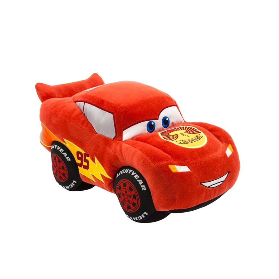 DISNEY STORE Official Lightning McQueen Plush Medium Soft Toy for Kids, 12 inches, Cuddly Charact... | Amazon (US)