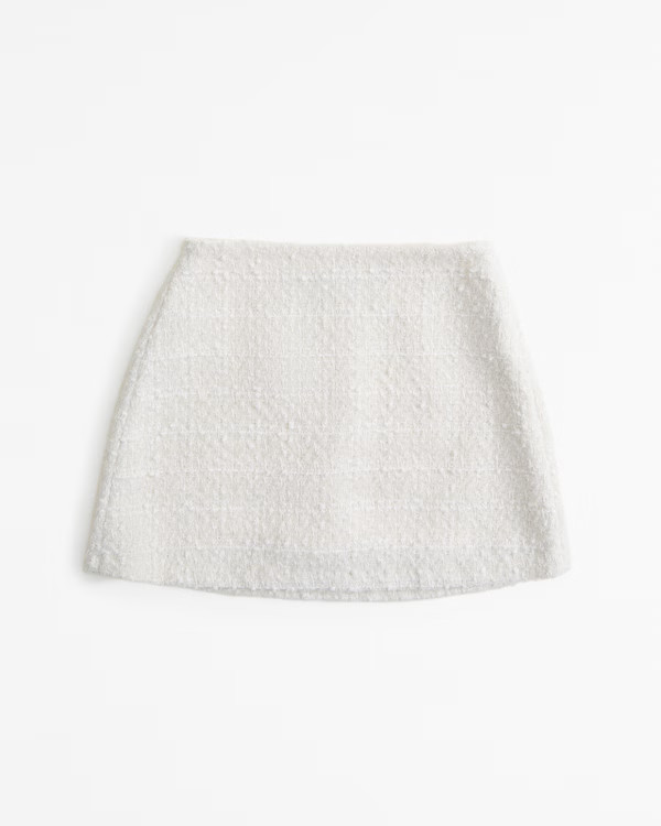 Women's The A&F Scarlett Tweed Mini Skort | Women's Bottoms | Abercrombie.com | Abercrombie & Fitch (US)