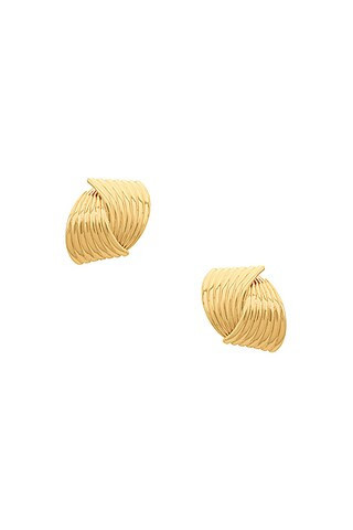 AUREUM Vienna Earrings in Metallic Gold | FWRD 