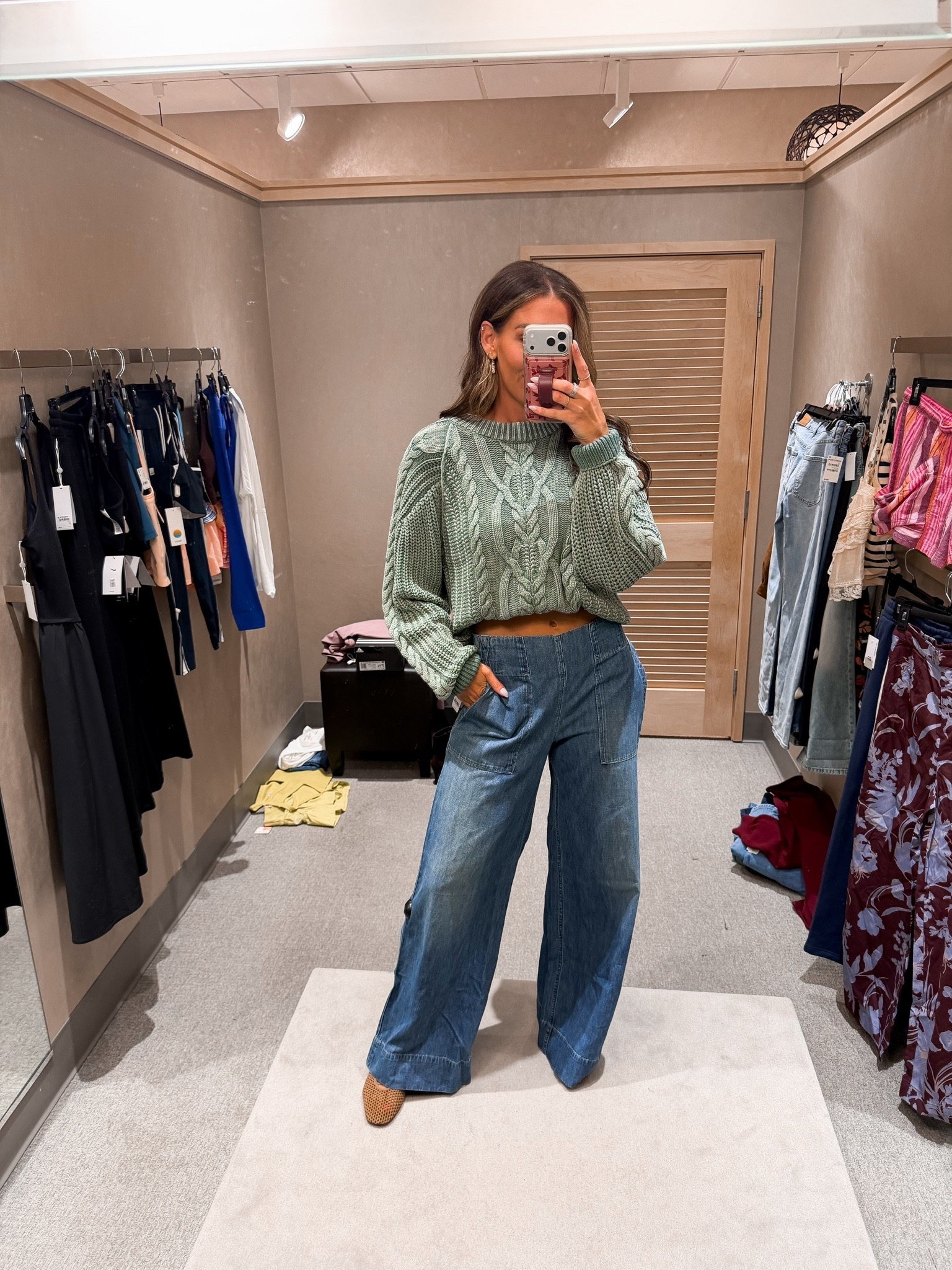 Sweater-smell 
Jeans-small

#LTKootd #LTKSaleAlert #LTKTall