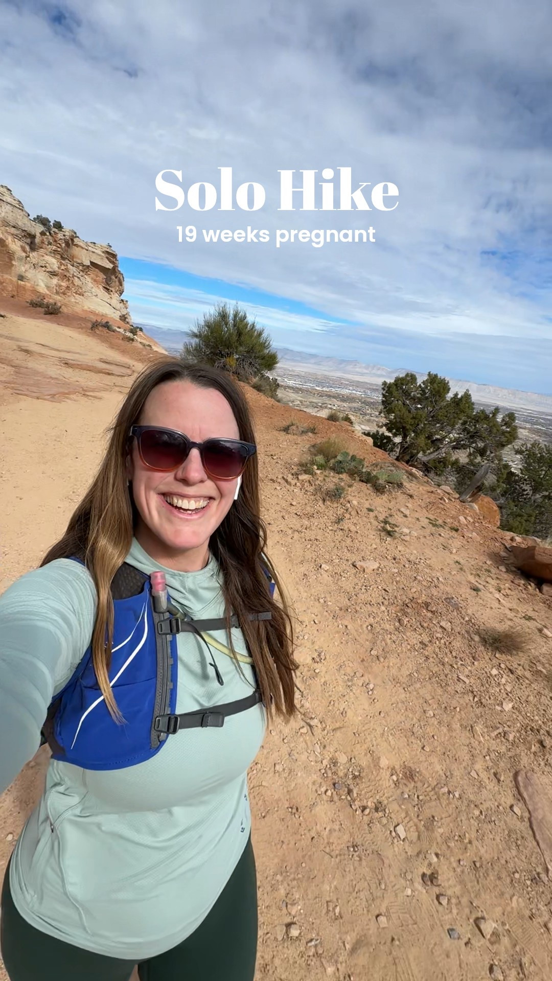 Come with me on a solo hike while 19 weeks pregnant✨🥾🤰🏻

Still wearing pre-pregnancy clothing for hiking and working out.
Sun shirt: small
Lululemon aligns: 8

Athleisure, hiking clothes, maternity outfit, active maternity

#LTKBump #LTKActive #LTKTravel