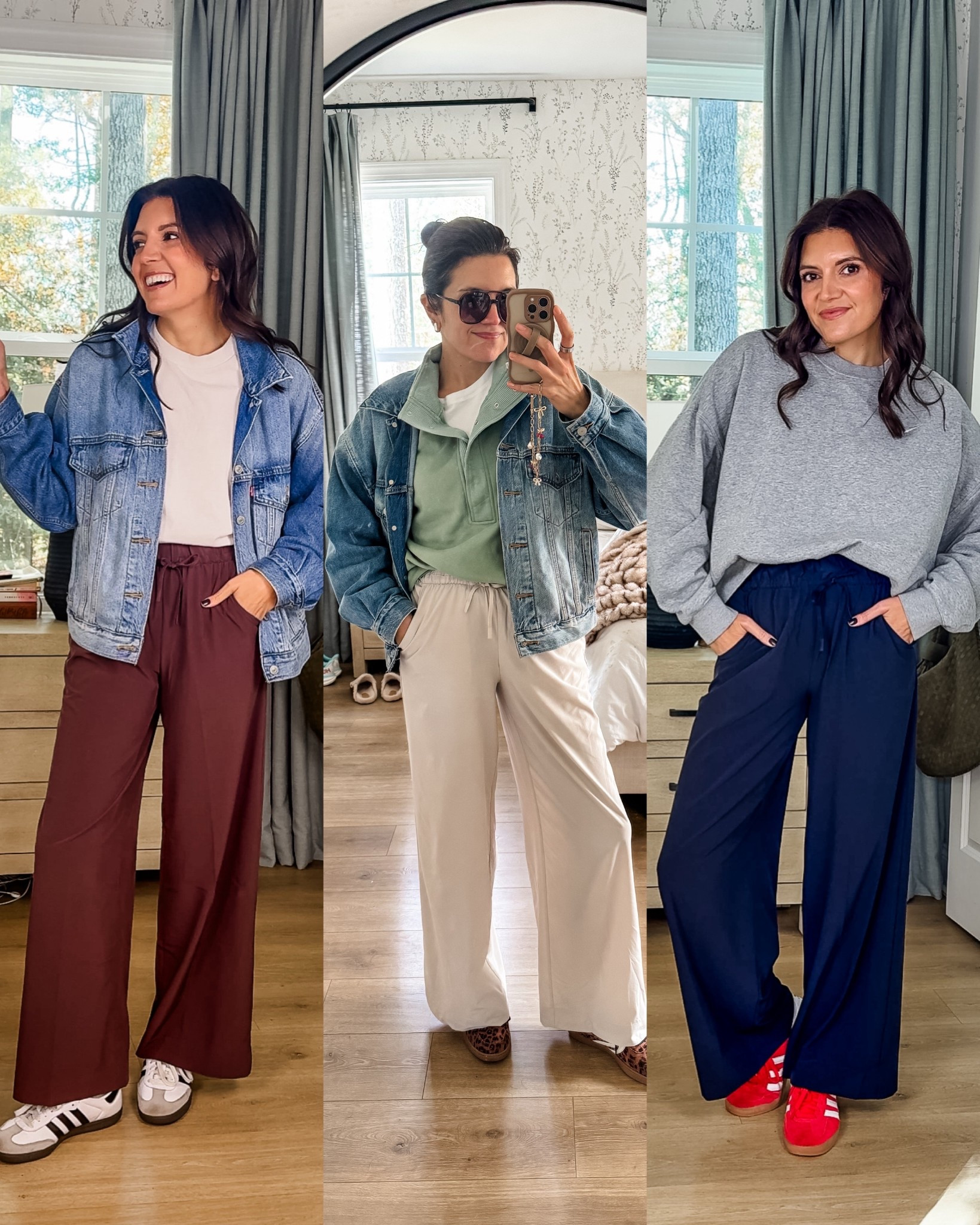 Favorite high rise wide  leg athletic pants $19!! Originally $32. Time to stock up! Fit tts.  I wear a size small. I’m 5’7”

#LTKCyberWeek #LTKOver40 #LTKSaleAlert