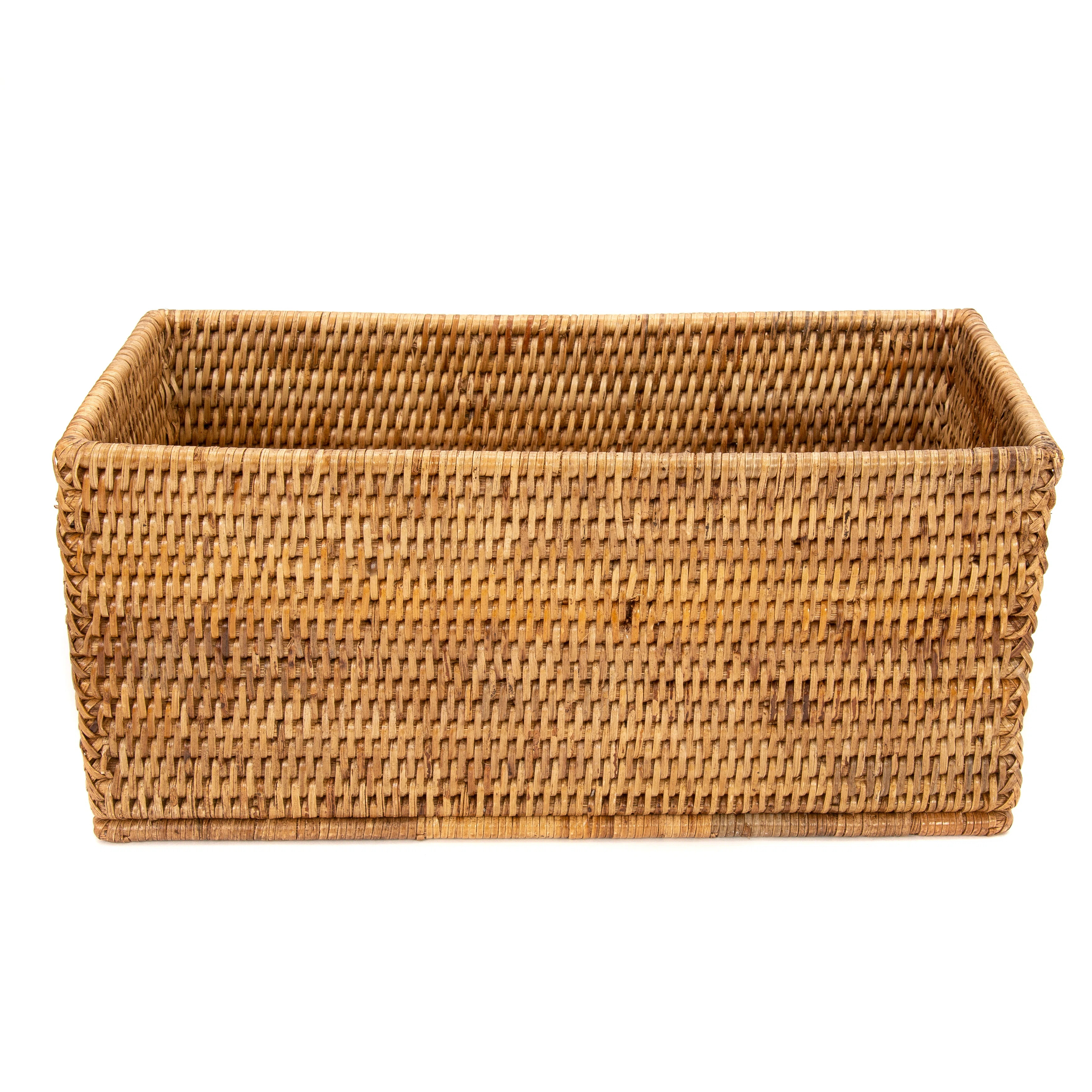 Birch Lane™ Glasgow Rectangular Everything Rattan Basket & Reviews | Wayfair | Wayfair North America