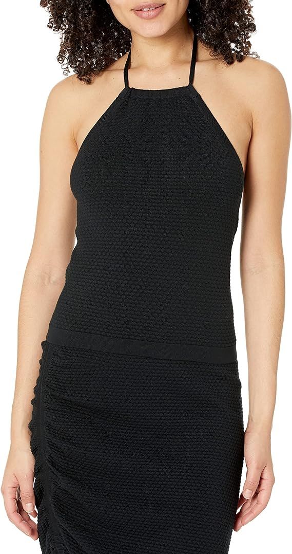 The Drop Women's Amanda Textured Halter Sweater Top | Amazon (US)