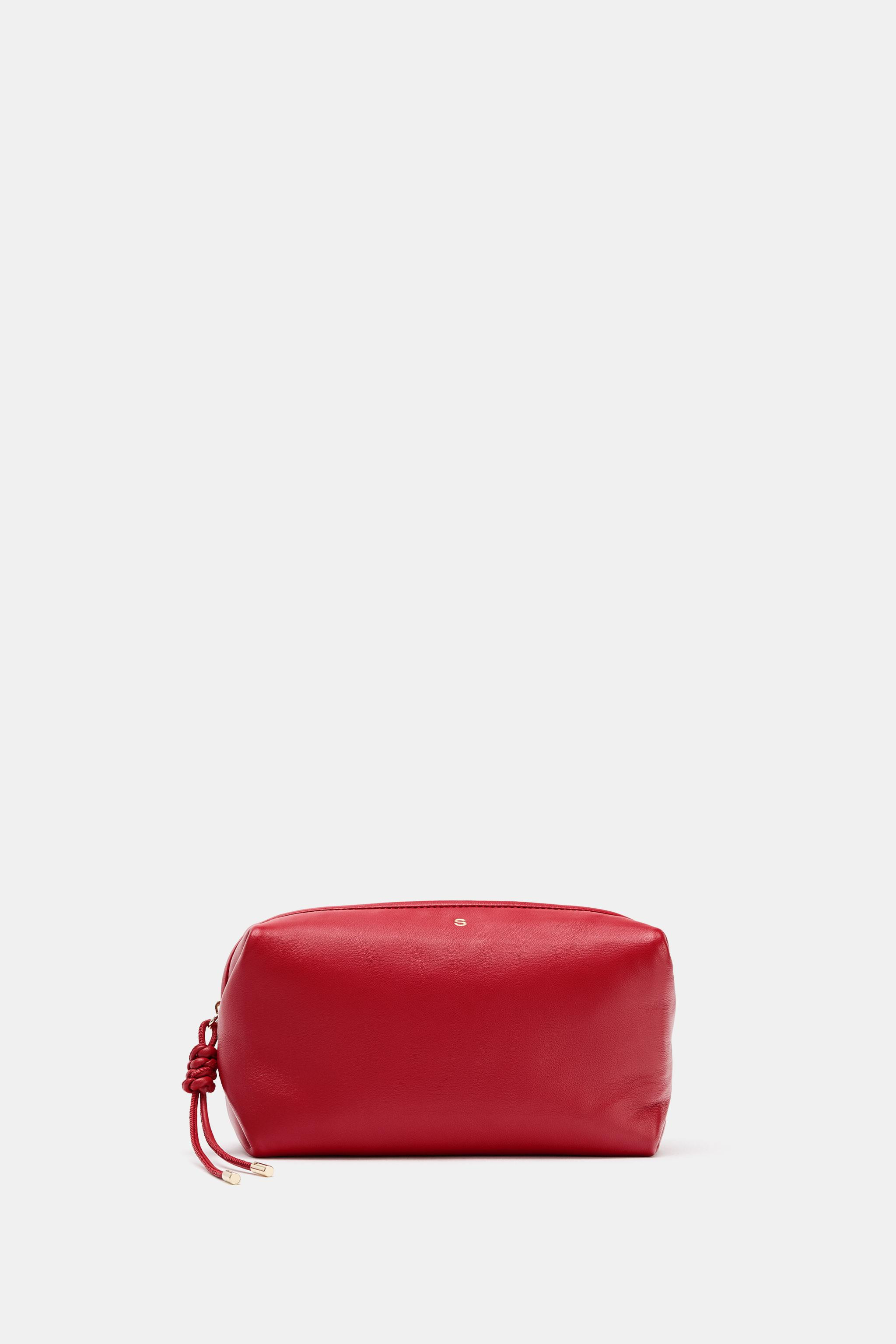 LEATHER TOILETRY BAG | Zara US