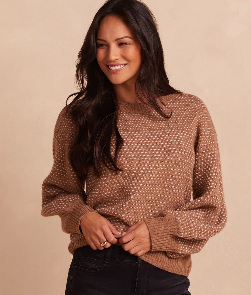 The Luxe Cashmere Blend Mix Stitch Sweater 
            | 
              
              
        ... | SummerSalt